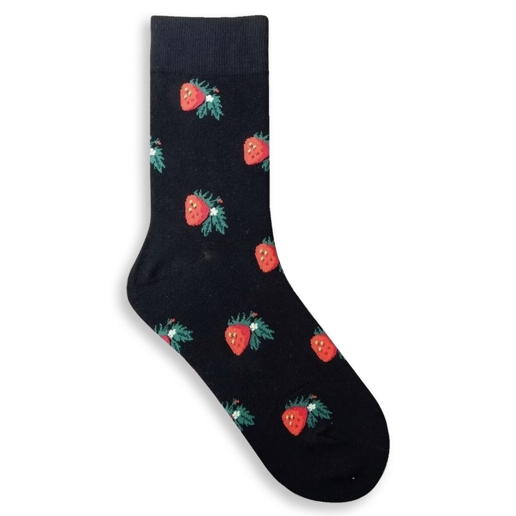 Erdbeeren Socken