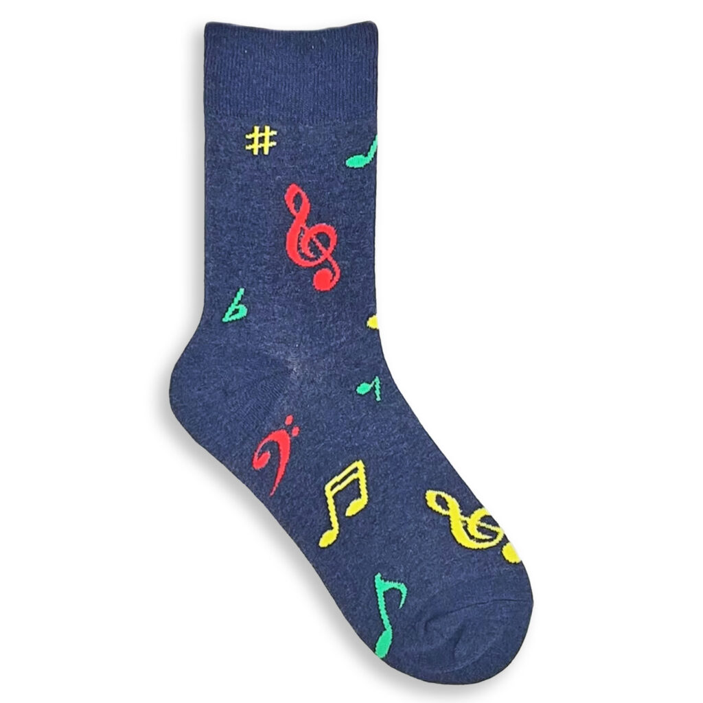 Musik Noten Socken