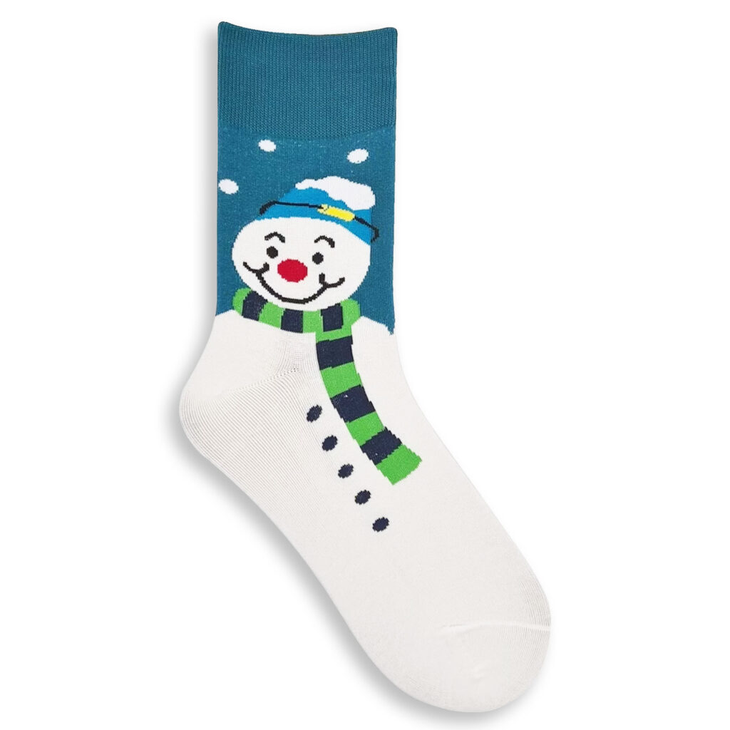 Schneemann Socken