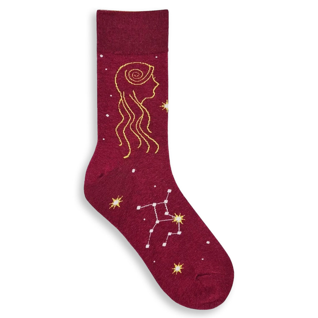 Sternzeichen Jungfrau Socken