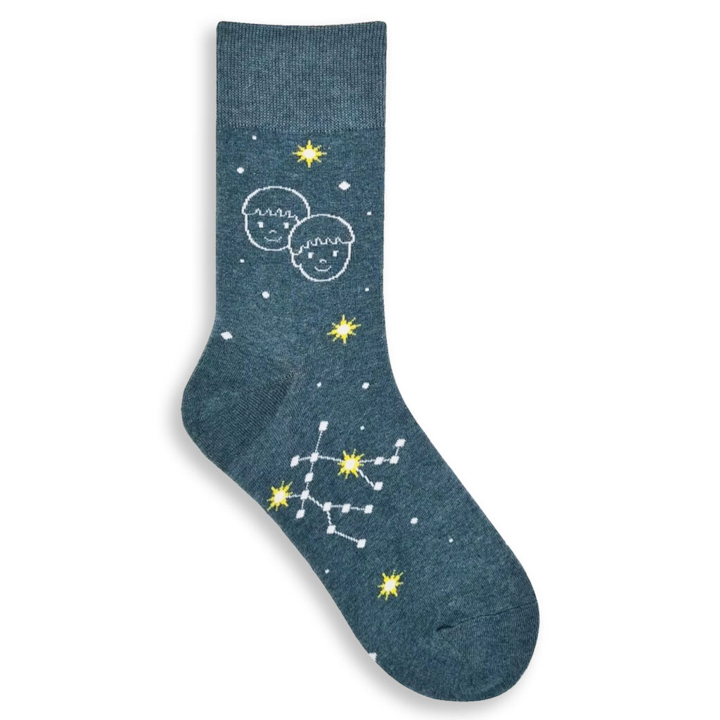 Sternzeichen Zwillinge Socken