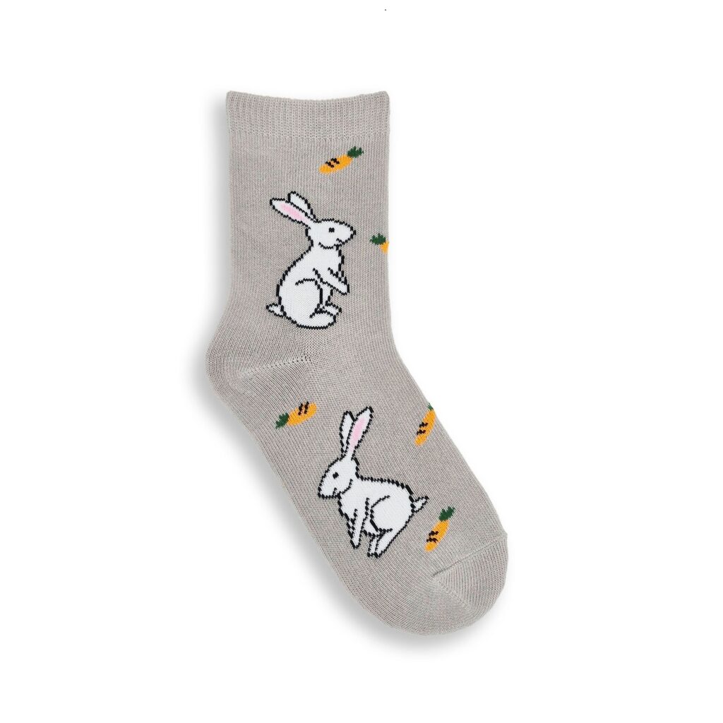 Kinder Hase & Möhren Socken